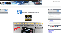 Desktop Screenshot of globalperformanceparts.com