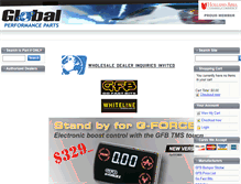 Tablet Screenshot of globalperformanceparts.com